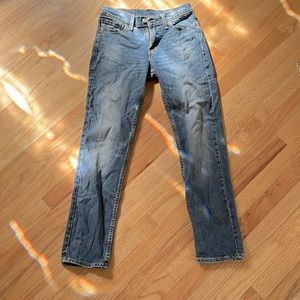 Levi's 511 Slim Straight Jeans Men's Size 28x30 Blue Stretch Denim